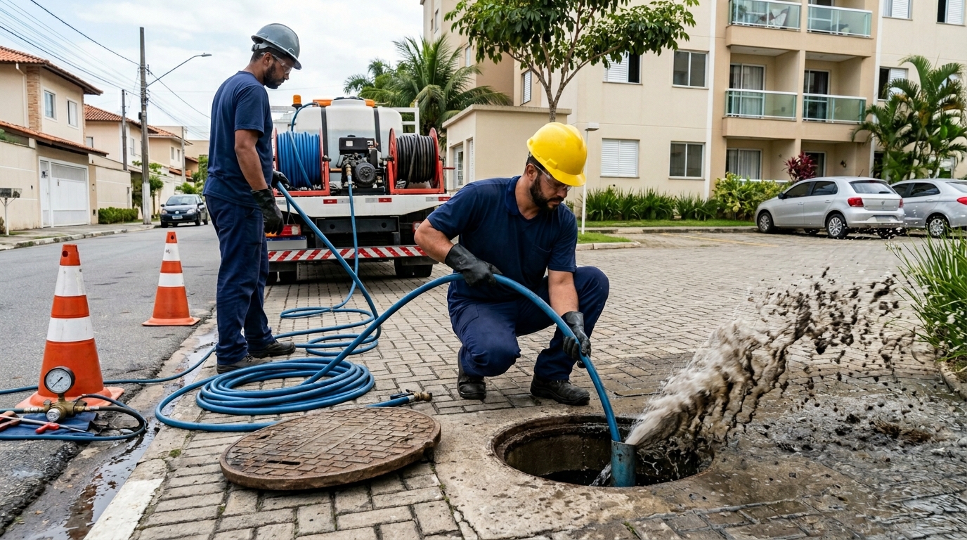 Desobstrução com Alta Pressão em Manaus‑AM